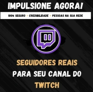 [MENOR PREÇO]⚡️1.000 SEGUIDORES TWITCH R$1,50⚡️ - Redes Sociais