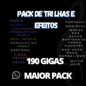 Super Pack De Trilhas E Efeitos Profissional - Outros