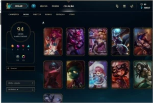 Conta lol Platina 4 Borda Diamante - League of Legends