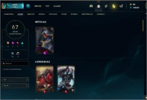 Conta LoL OURO - League of Legends