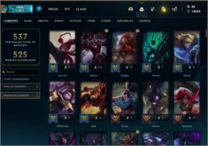 Conta LoL OURO - League of Legends