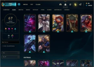 Conta LoL OURO - League of Legends