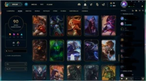 VENDO CONTA NO LOL / COM 91 SKINS e 16 Fragmentos Aleatorios - League of Legends