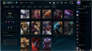 VENDO CONTA NO LOL / COM 91 SKINS e 16 Fragmentos Aleatorios - League of Legends