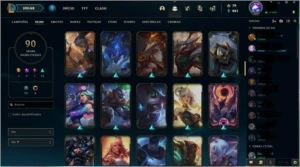 VENDO CONTA NO LOL / COM 91 SKINS e 16 Fragmentos Aleatorios - League of Legends