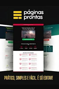 Páginas já prontas vc só vai edita e bota sua marca