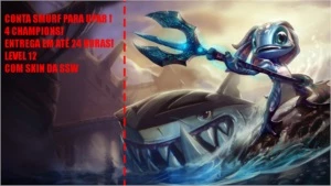 CONTA SMURF PARA UPAR! - League of Legends LOL