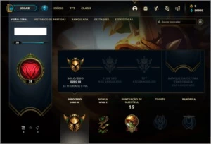 Conta ouro 3 com 5 skins e 24 champs (30k de EA) - League of Legends LOL