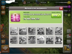 VILA CV 10 HERÓIS FULL, MUROS FULL - Clash of Clans
