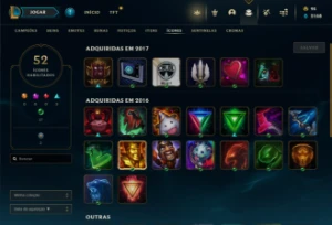 Conta Handlevel com 52 skins + MMR Zerado - League of Legends LOL