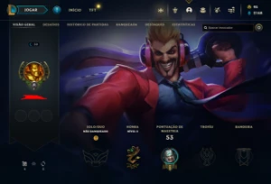 Conta Handlevel com 52 skins + MMR Zerado - League of Legends LOL