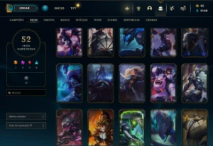 Conta Handlevel com 52 skins + MMR Zerado - League of Legends LOL