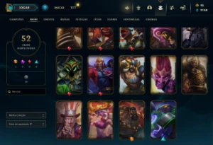 Conta Handlevel com 52 skins + MMR Zerado - League of Legends LOL