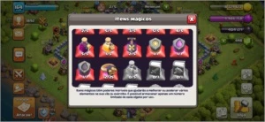 Conta clash of clans  cv12 semi full