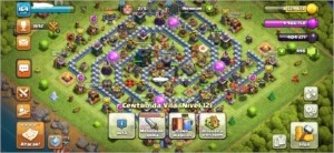 Conta clash of clans  cv12 semi full