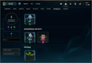 Conta smurf lol com skin annieversario - League of Legends