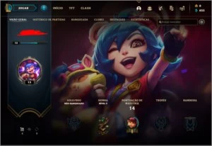 Conta smurf lol com skin annieversario - League of Legends