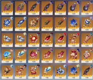 Conta Genshin Impact - AR55- 8 personagens 5 estrelas
