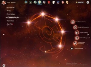 CONTA GENSHIN IMPACT AR52 XIAO/DILUC/TUMULO DO LOBO/MONA