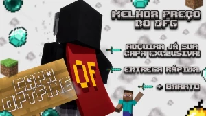 [MEGA PROMOÇÃO] Capa Optifine Minecraft + Barato