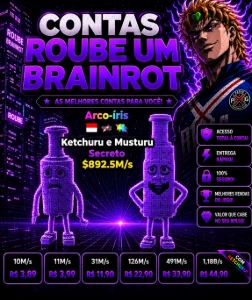 🧠 Roube Um Brainrot | 6 Contas Disponíveis | Até 1,18B/S - Roblox