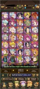 CONTA THE SEVEN DEADLY SINS GRAND CROSS MID GAME - Outros