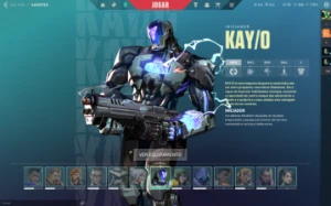 Conta com Faca Lamina K/TAC + Vandal K/TAC + Operator K/TAC - Valorant