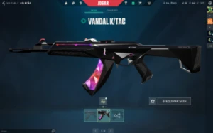 Conta com Faca Lamina K/TAC + Vandal K/TAC + Operator K/TAC - Valorant