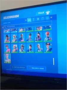 Vendo conta de fortnite