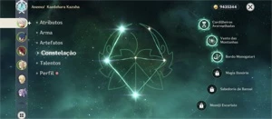 Ar 43. Kazuha c3 e heizou c6/ Banner garantido - Genshin Impact