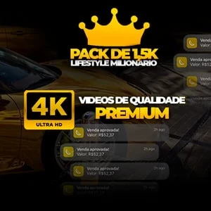 🚀Pack De Vídeos | Life Style Milionário💸🤑 - Redes Sociais - Outros