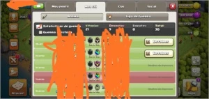 Clã nível 6 e totalmente ativo e forte - Clash of Clans