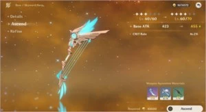 AR40 Diluc, Tartaglia, Skyward Harp, Aquila Favonia+5k Primo - Genshin Impact