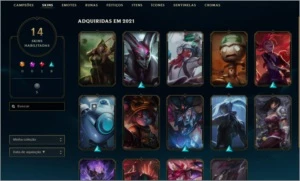 CONTA LEAGUE OF LEGENDS PLATINA LOL