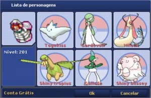 Conta Otpokemon lvl 200 com varios itens e pokemons - Outros