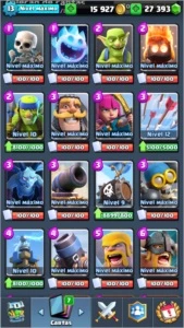 Conta Clash Royale nível 13 semi full