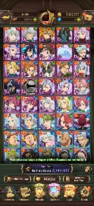conta de 7DS grand cross - Seven Deadly Sins