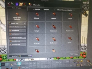 RP LVL 224 BELOBRA / RP LVL 132 GENTEBRA / EK LVL 87 BELOBRA - Tibia