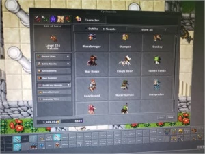 RP LVL 224 BELOBRA / RP LVL 132 GENTEBRA / EK LVL 87 BELOBRA - Tibia