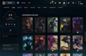 Conta league of legends esmeralda 3 LOL