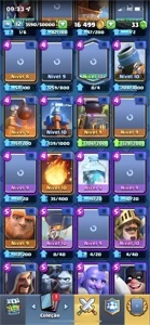 Conta clash rolaye arena lendária - Clash Royale