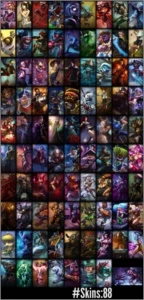 Conta lol Gold V 88 Skins 120 Champ - League of Legends