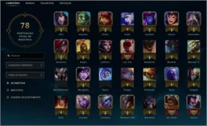 Conta League of Legends - Diamond V / 2 Páginas / 27 Camps LOL