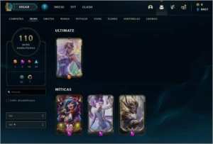 Conta Platina, Lux elementalista, 3 míticas (Muito Barato!) - League of Legends LOL