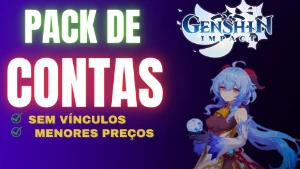 Conta Genshin Impact: AR 57/ (14) 5 Estrelas + 2 Armas