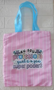 Kit 12 Ecobags Personalizadas 32 x 27 cm - Artesanato e Personalizados