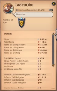 Conta de COLETA (4 coletas T8 + Linho T7) - Albion Online
