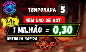 GOLD HERO SIEGE - 1M DE GOLD = 0,30 [Entrega Rapida]