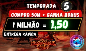 Hero Siege (Temporada 5) 1M De Gold = 1,50 [Entrega Rapida]