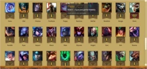 Conta league of legends platina LOL